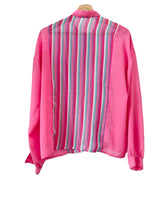 חולצת וינטיג שיפון פסים - L